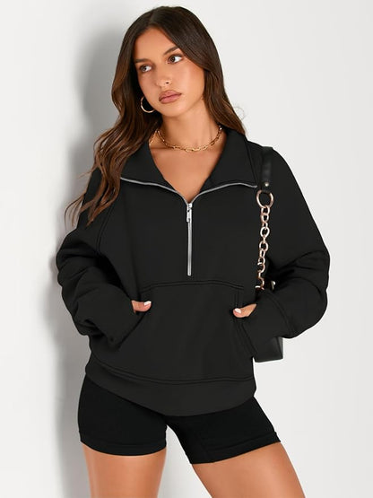 Half Zip Sweatshirts