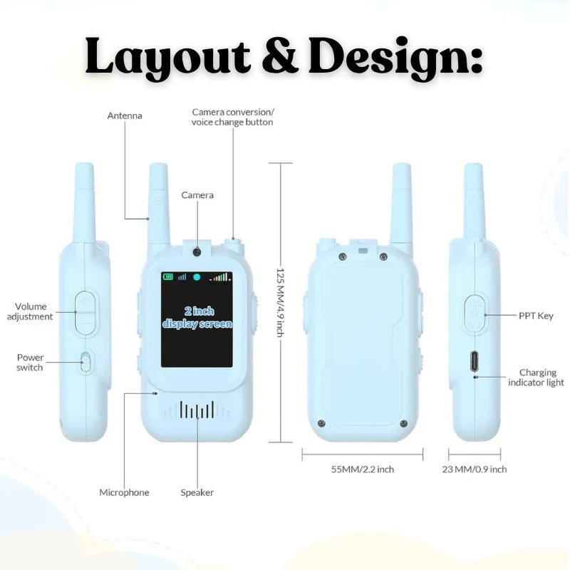 BuddyTalk™ Digital Walkie-Talkie